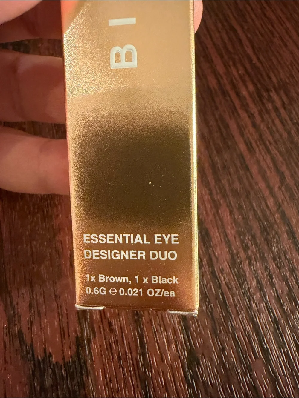 ISH/BISHA Eye Designer Duo in Metallic Gold Packaging